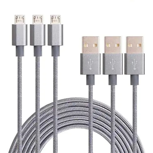 Triple Length Apple/Android Charger Set