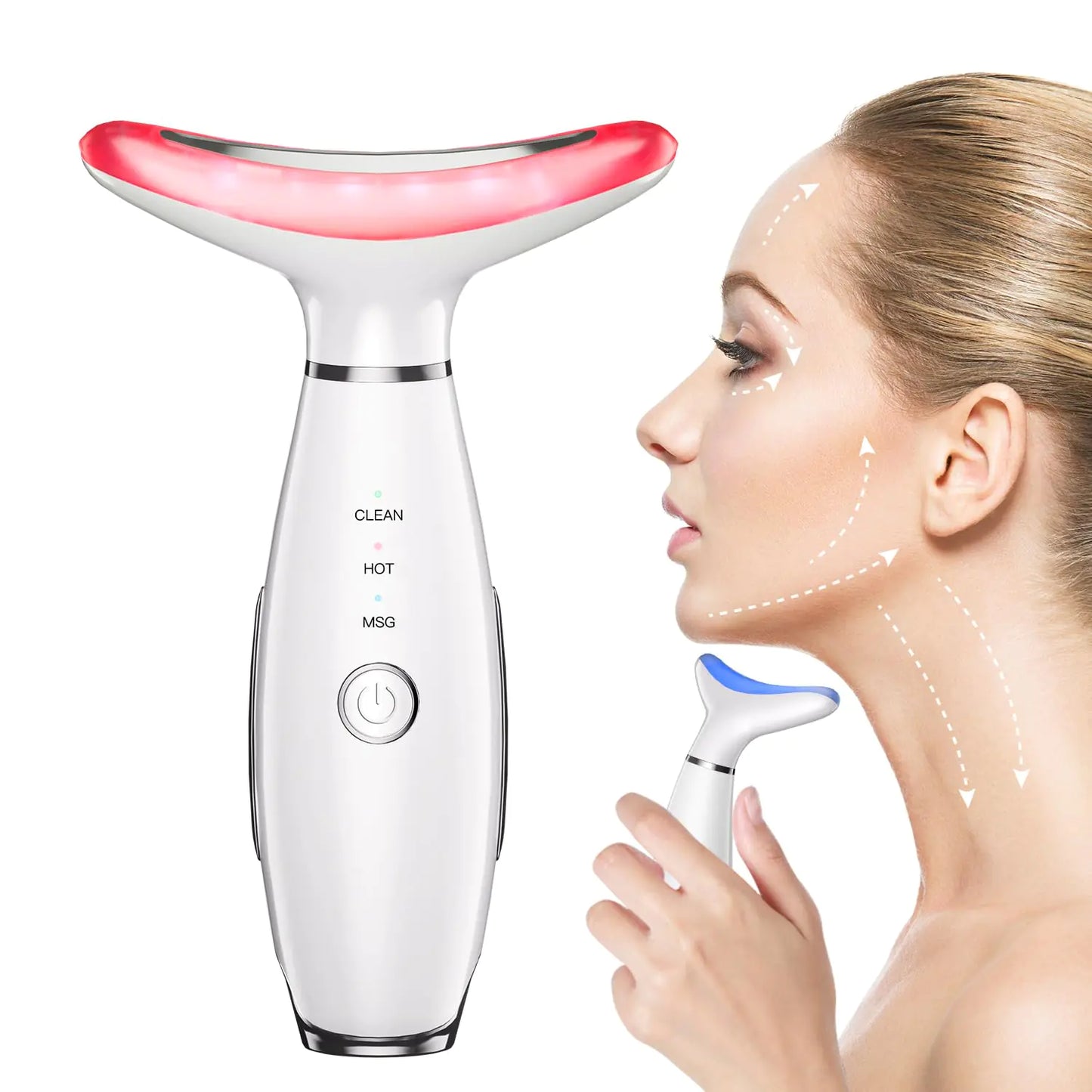 3-in-1 Neck & Face Sculptor with Heat and Vibration