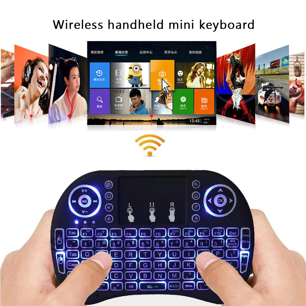 2.4G Air Mouse with Touchpad Keyboard i8