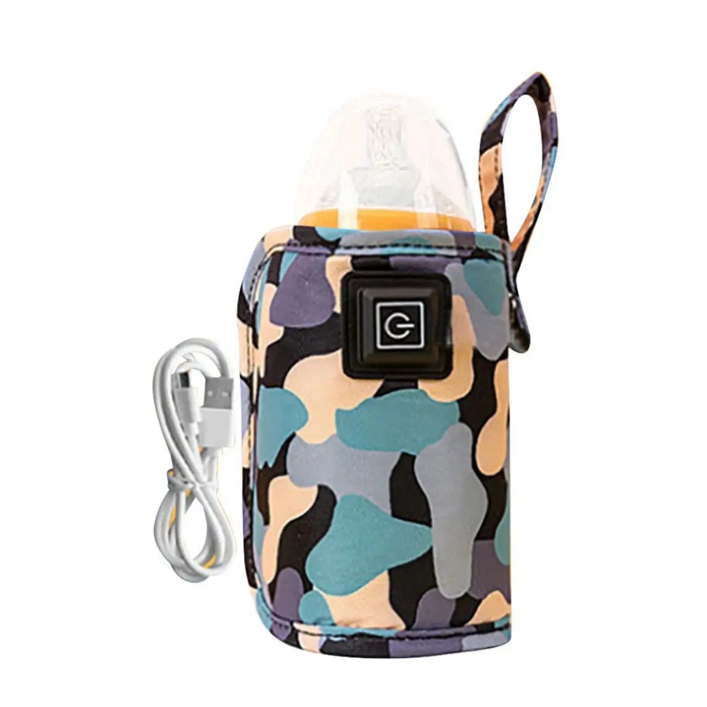 USB Milk Water Warmer Bottle Heater Insulated Bag Baby Nursing Safe Kids