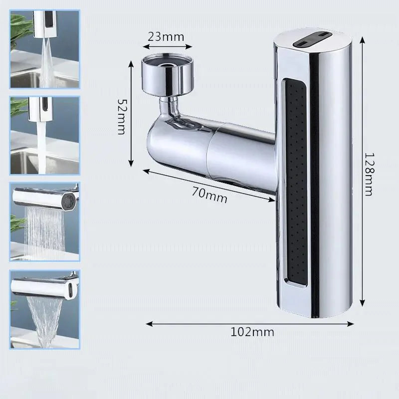 New 4 Modes Waterfall Kitchen Faucet Universal 720°