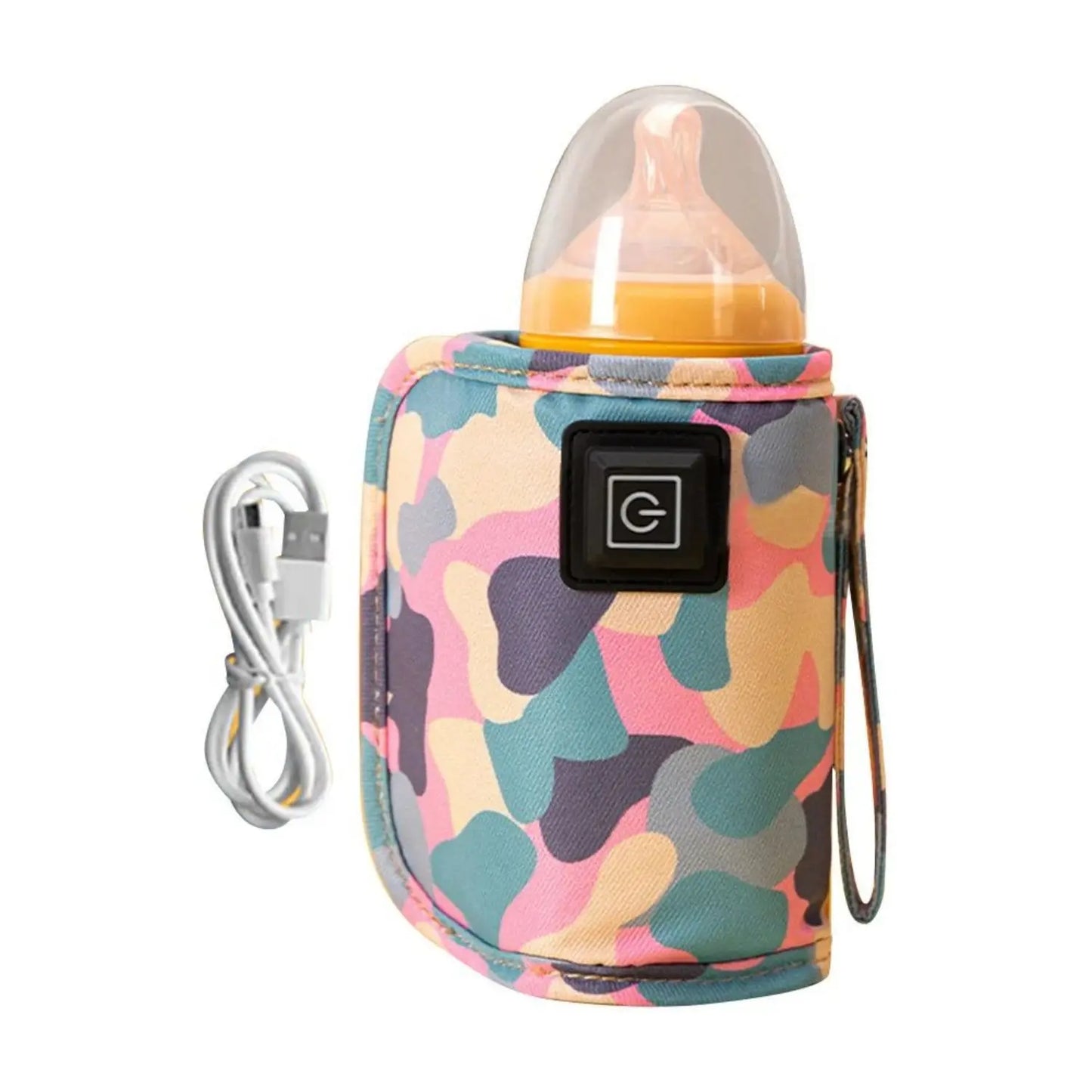 USB Milk Water Warmer Bottle Heater Insulated Bag Baby Nursing Safe Kids
