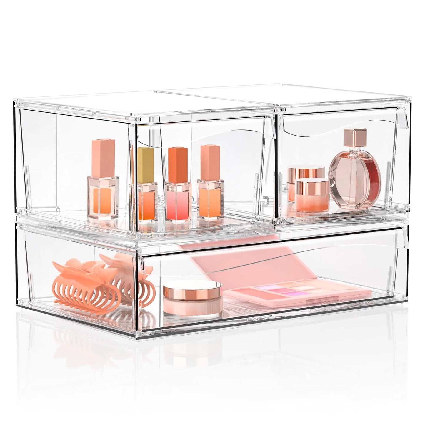 Acrylic Stackable Makeup & Skincare Organizer