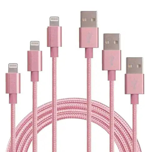 Triple Length Apple/Android Charger Set