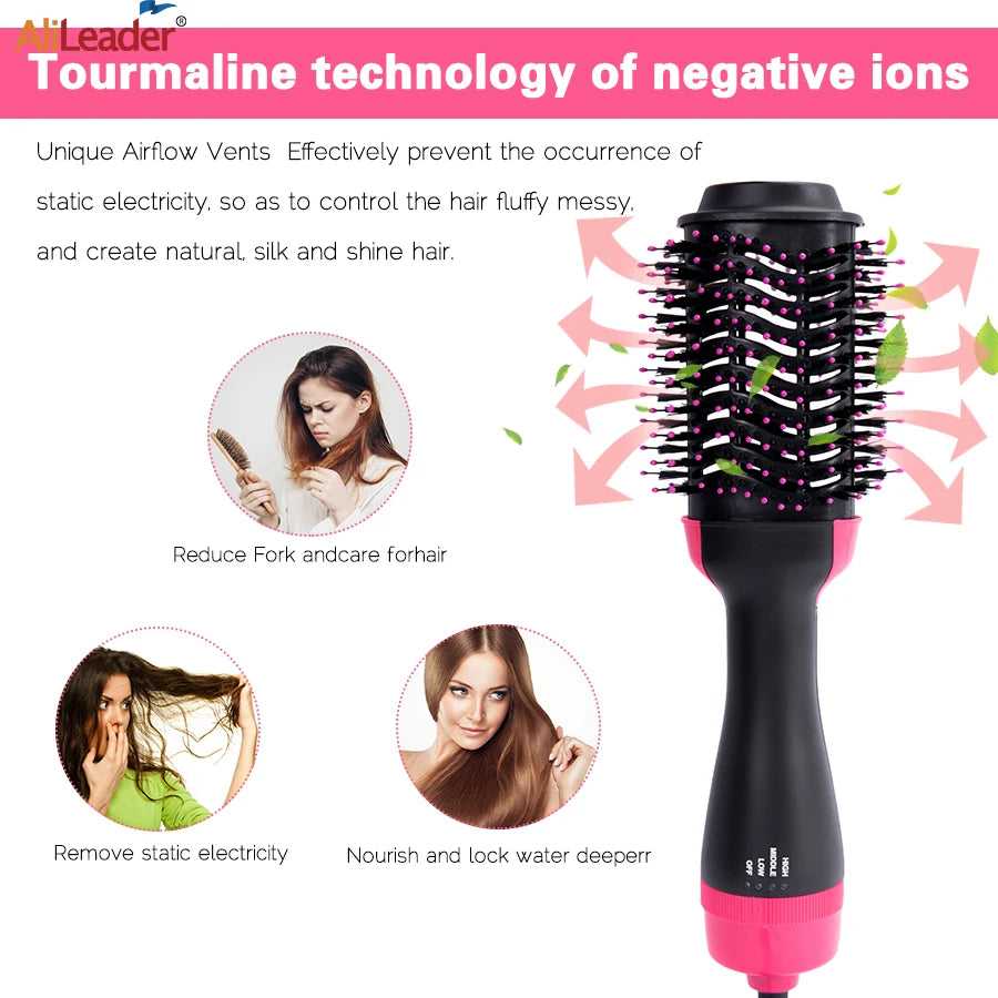 Hair Dryer Brushes For Women One Step Volumizer Hot-Air Hair Brushes