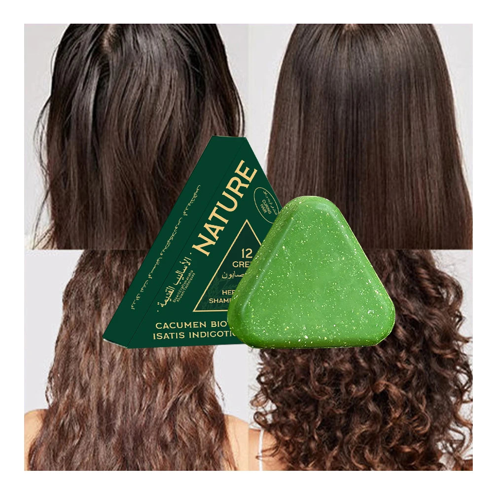 LKIAE Herbal Plant Shampoo Body Bar, Prevent Hair Loss, Anti-Dandruff, Helpful Hair Growth