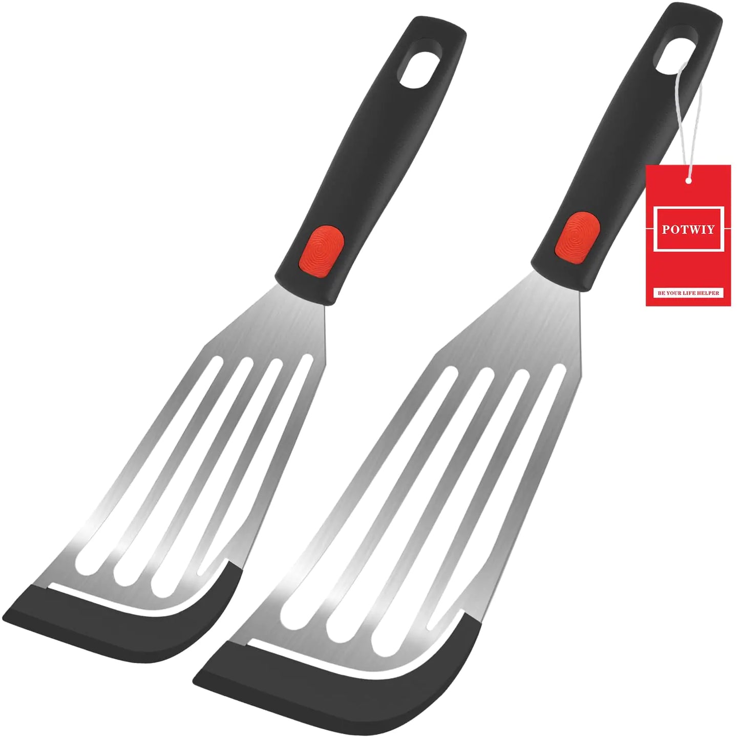 Silicook Fish Turner Duo 12.3" & 10.6" - 600°F Heat-Resistant