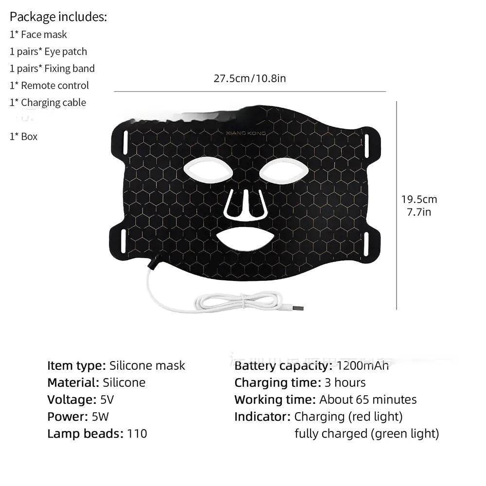 Silicone Phototherapy Face Mask