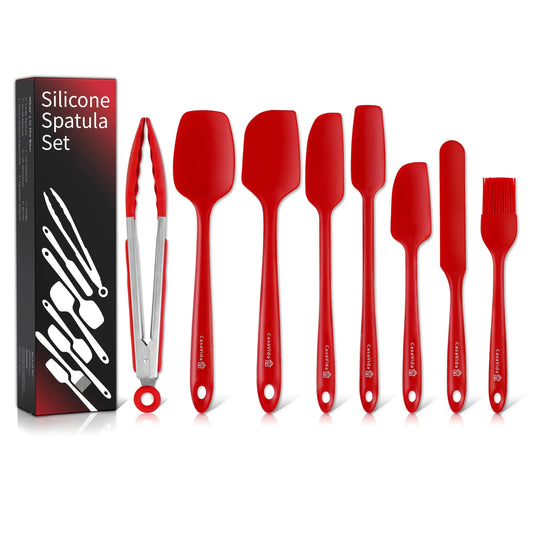 CasaVida 8pc High Heat Silicone Spatula Set